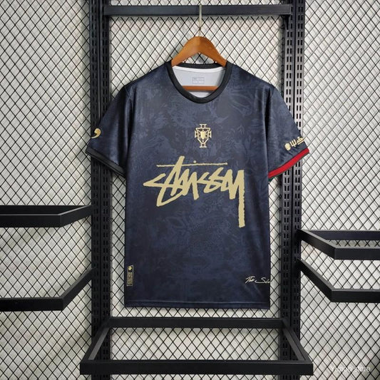 PORTUGAL x STÜSSY BLACK SPECIAL JERSEY