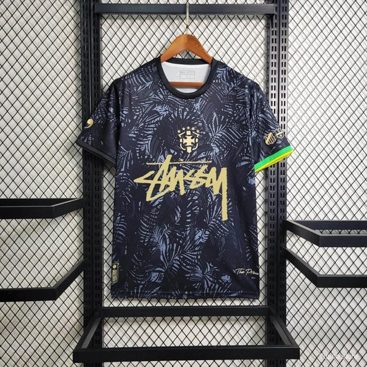 BRAZIL x STÜSSY BLACK SPECIAL JERSEY
