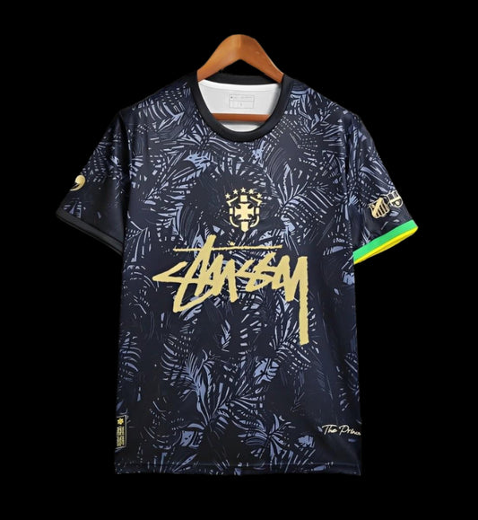 BRAZIL x STÜSSY BLACK SPECIAL JERSEY