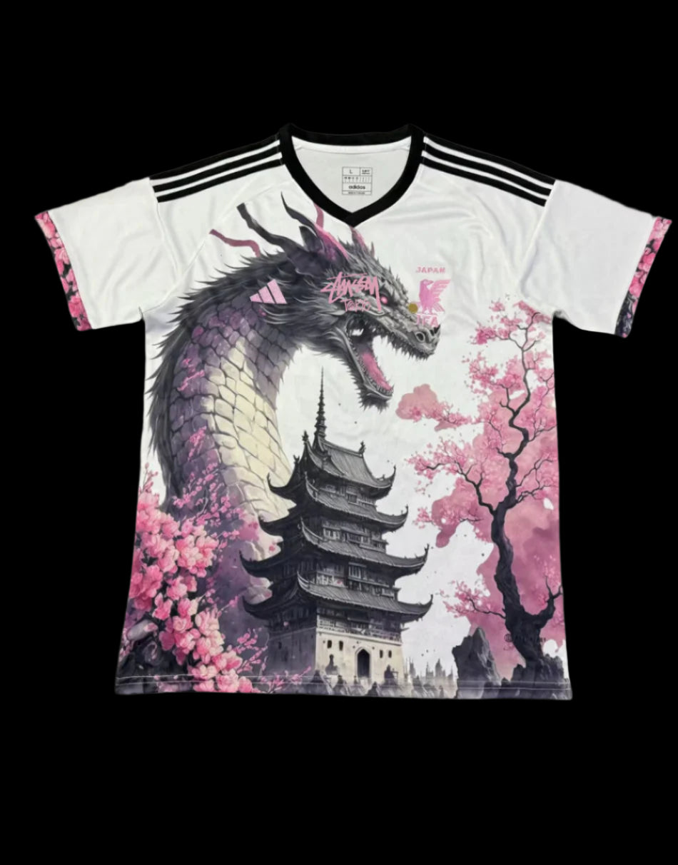 STÜSSY x “JAPAN” JERSEY - PINK DRAGON